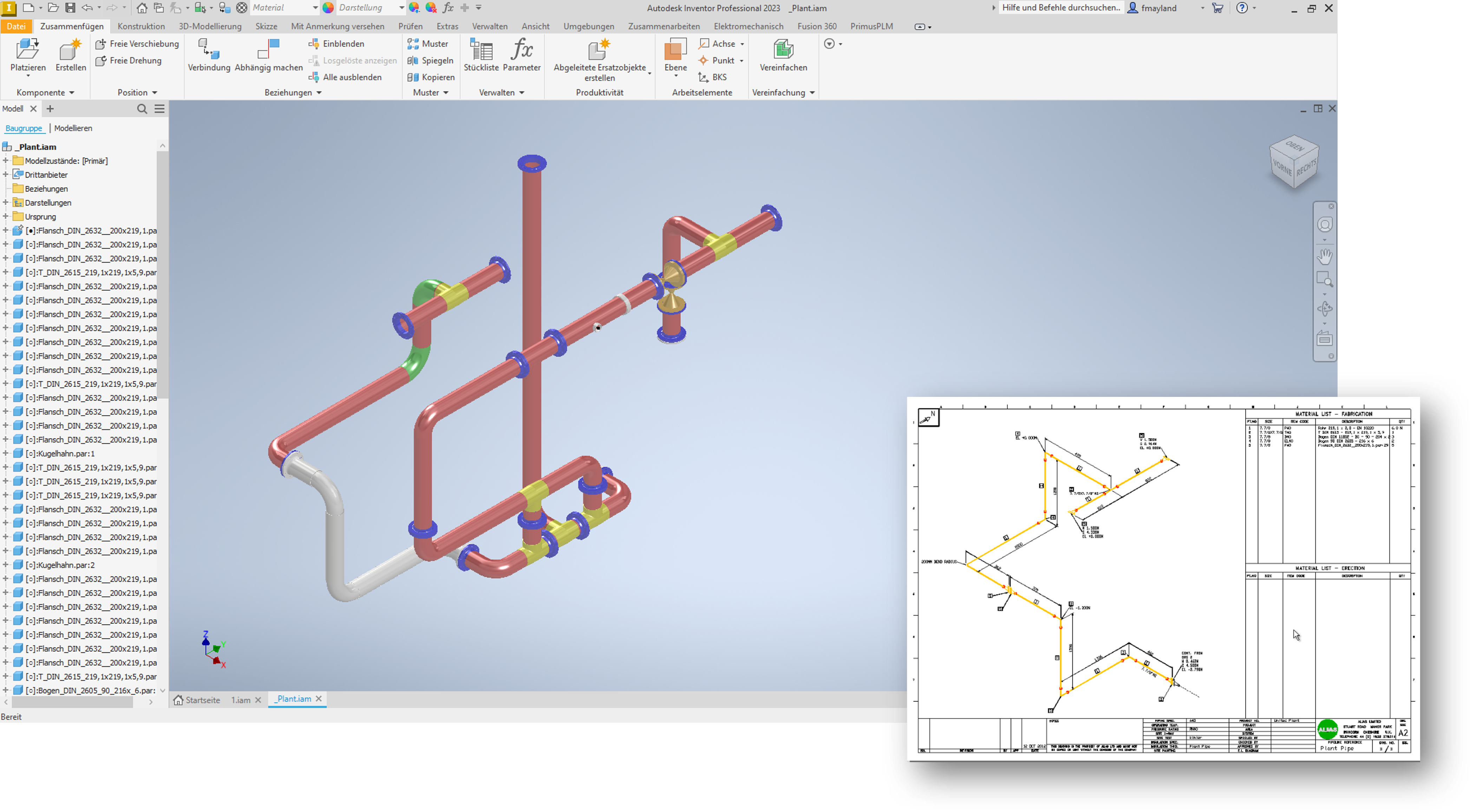 Isometric Interface for Autodesk Inventor (Auto.ISO)